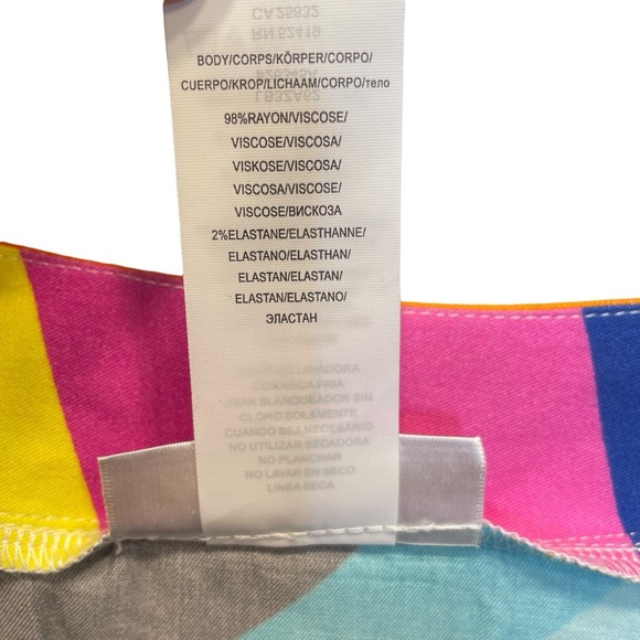 La Blanca Women's Sunscape Lace-Up Tunic Swim Cover-Up Multicolor Large New - Picture 7 of 8